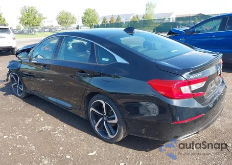 2021 Honda Accord Sport из США, поврежденный, VIN 1HGCV1F33MA088291
